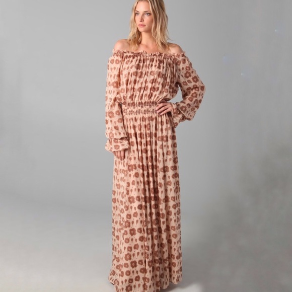 Rachel Zoe Diane Silk Blouson Maxi Dress - Picture 2 of 8